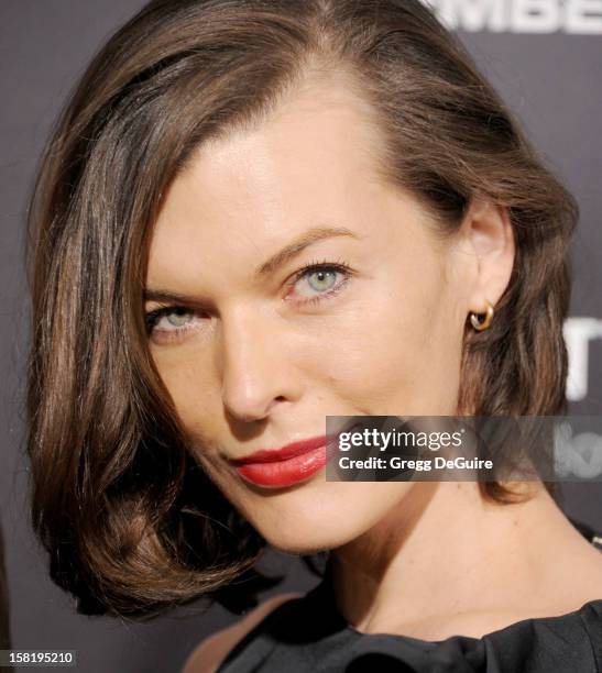 Actress Milla Jovovich arrives at the Los Angeles premiere of "Zero Dark Thirty" at the Dolby Theatre on December 10, 2012 in Hollywood, California.