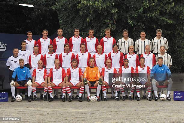 Physiotherapist Henk Wiersma, Jurjen Bijleveld, Robert Fik, Jean Paul van Bilsen, Marinus Dijkhuizen, Paul Weersman, Rutger Feijen, Coach Hennie...