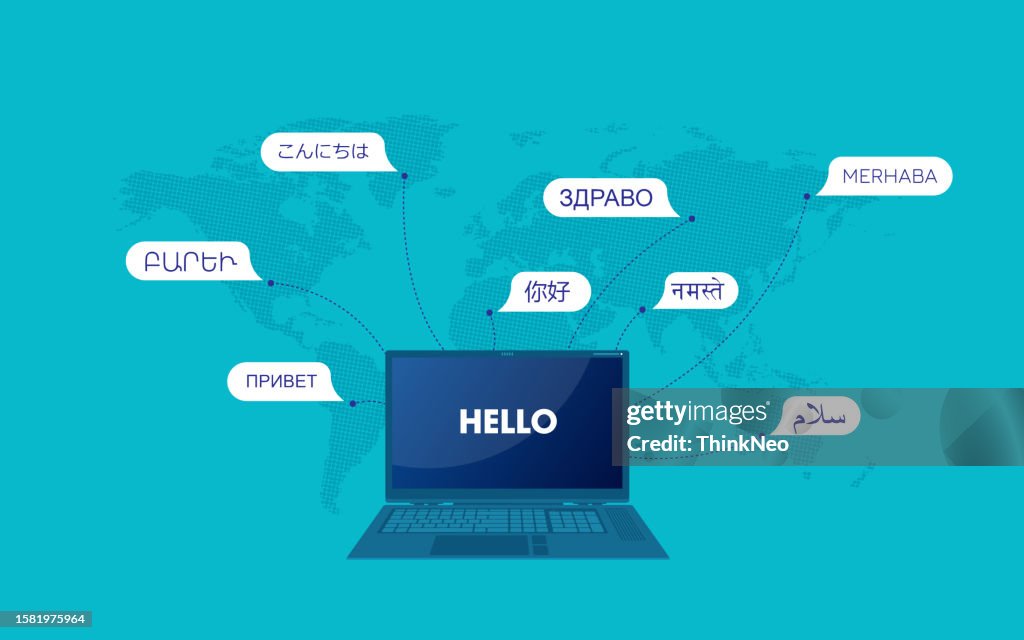 Online Multi Language Translator High-Res Vector Graphic - Getty Images