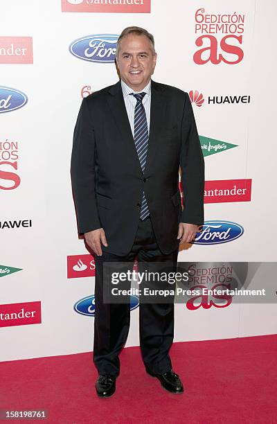 Jose Luis Astiazaran attends As Del Deporte' Awards 2012 on December 10, 2012 in Madrid, Spain.