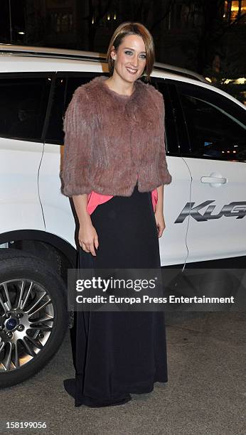 Mireia Belmonte arrives at 'As Del Deporte' Awards 2012 on December 10, 2012 in Madrid, Spain.