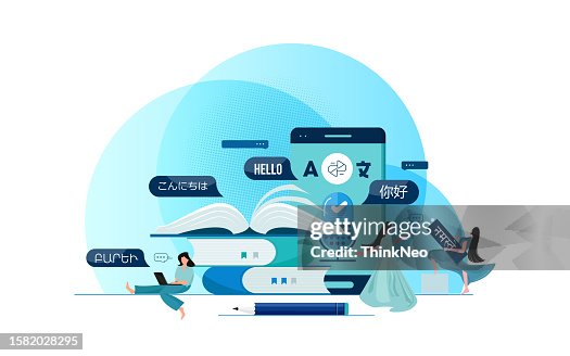 Language foreign translate multilingual online web internet dictionary by laptop computer concept. Language foreign translate multilingual online web internet dictionary by laptop computer concept.