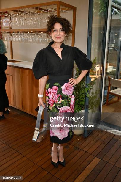 Lisa Edelstein at the MPTF NextGen Summer Party held at NeueHouse Hollywood on August 6, 2023 in Los Angeles, California.