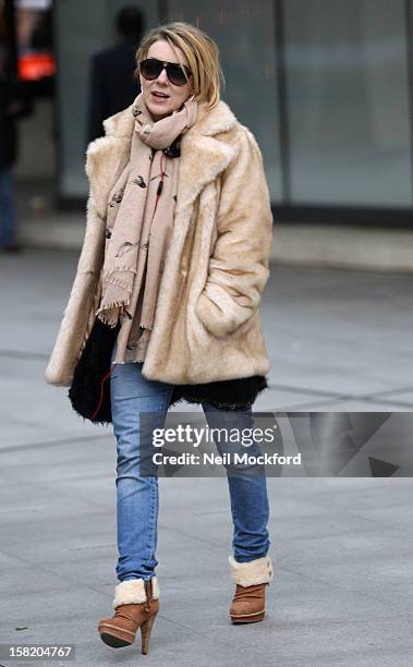 Sheridan Smith seen at BBC Radio One on December 11, 2012 in London, England.
