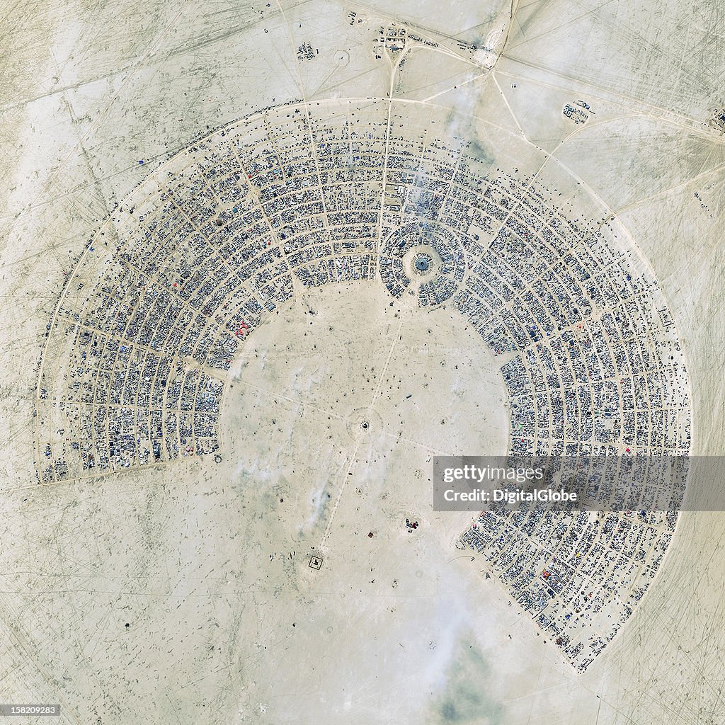 Top Image 2012: Burning Man Festival in Nevada.