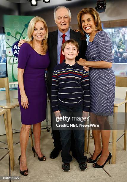 Kathie Lee Gifford, Alan Alda, Simon O' Rourke and Hoda Kotb appear on NBC News' "Today" show --