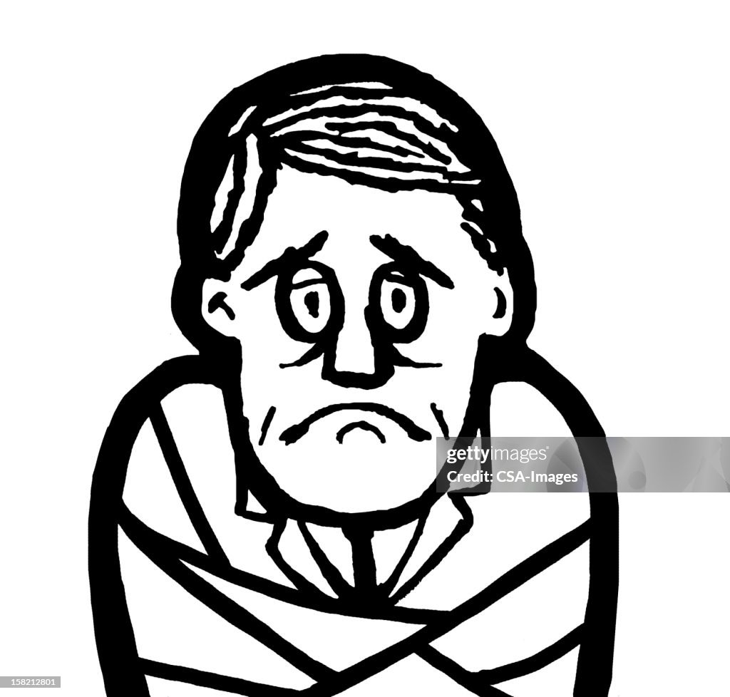 Man in Straightjacket