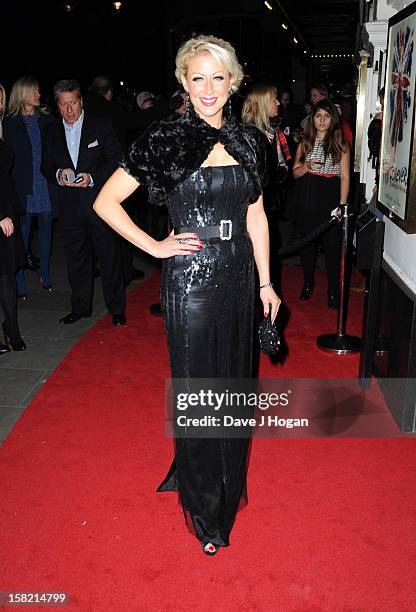 Faye Tozer attends the "Viva Forever" press night at The Piccadilly Theatre on December 11, 2012 in London, England.