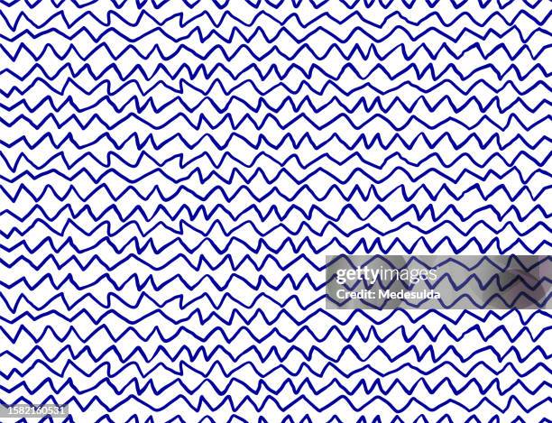 randomly generated seamless zigzag pattern. vector abstract background. - zigzag stock illustrations