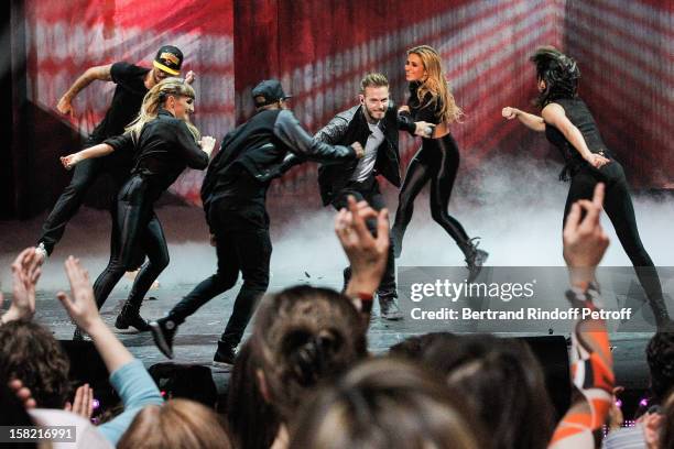 Singer M Pokora performs during 'La Chanson De L'Annee 2012' Show Recording at Palais des Sports on December 10, 2012 in Paris, France.