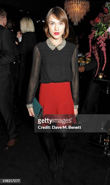 Ella Catliff attends the opening of the new Agent Provocateur boutique in Mayfair hosted by Josephine de la Baume on December 11, 2012 in London,...