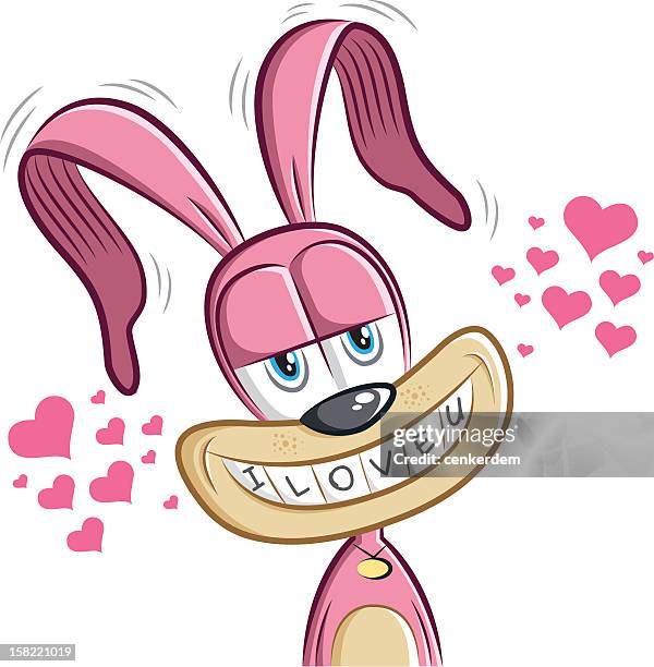 lover boy - comic font stock illustrations