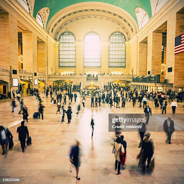 grand central station, new york city, usa - grand central station manhattan 個照片及圖片檔