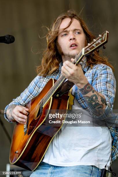 Billy Strings performs during the Newport Folk Festival 2023 at Fort Adams State Park on July 30, 2023 in Newport, Rhode Island.