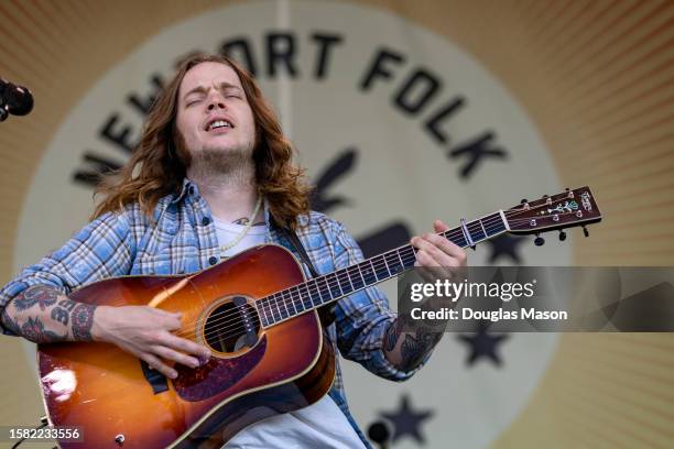 Billy Strings performs during the Newport Folk Festival 2023 at Fort Adams State Park on July 30, 2023 in Newport, Rhode Island.