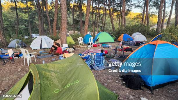 Ikizköy Environmental Committee and the people of the region continue to protest against the cutting of trees in Mugla's Akbelen Forest on July 30,...