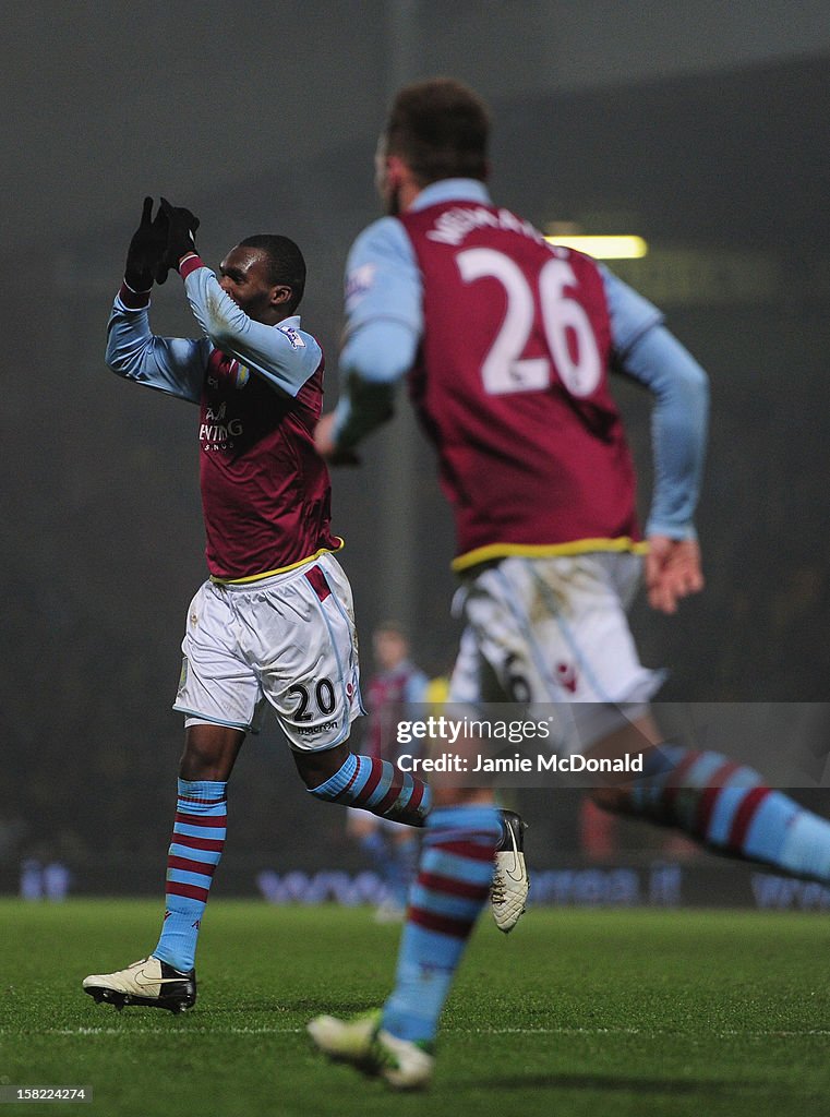 Norwich City v Aston Villa - Capital One Cup Quarter-Final