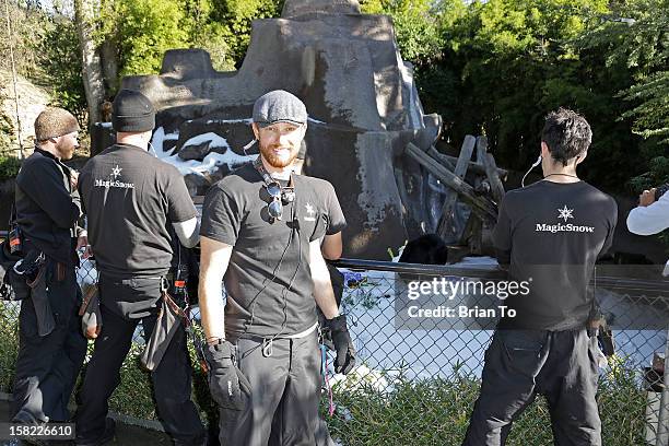 General atmosphere at Betty "White Out" Tour at The Los Angeles Zoo with The Lifeline Program at Los Angeles Zoo on December 11, 2012 in Los Angeles,...