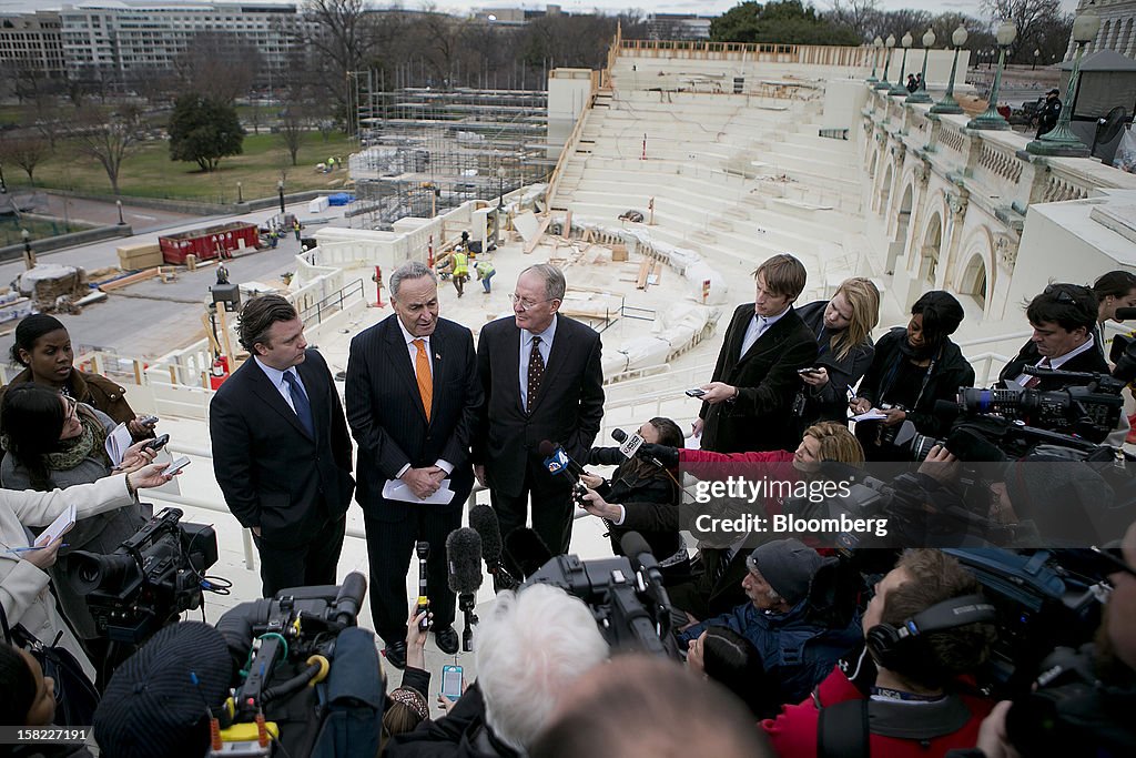 Senators Schumer And Alexander Hold News Conference On Inaugural Planning