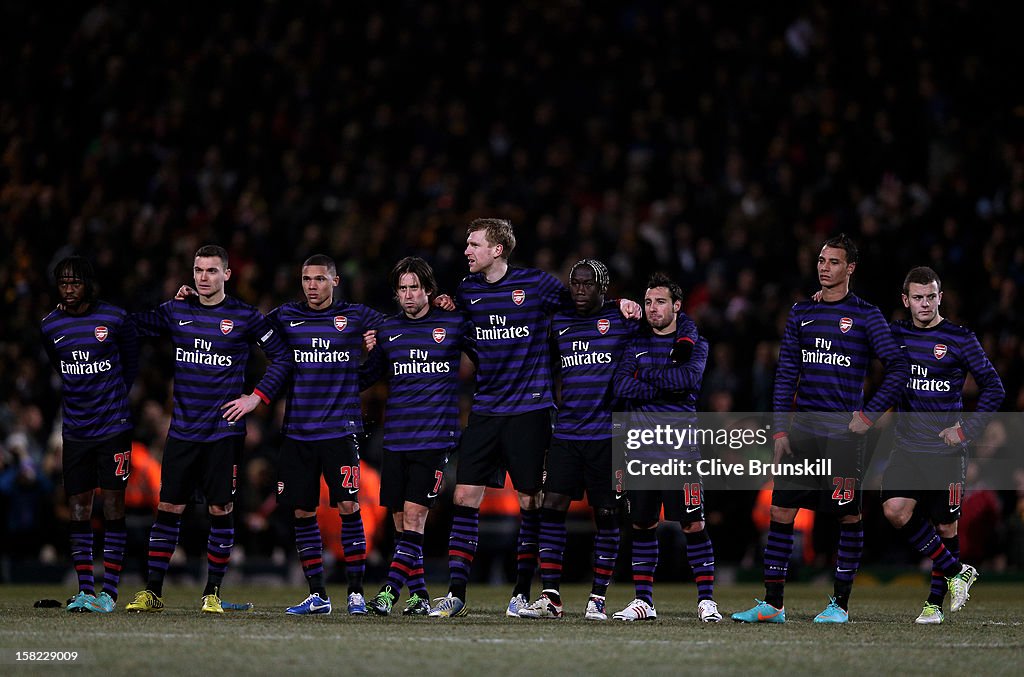 Bradford City v Arsenal - Capital One Cup Quarter Final