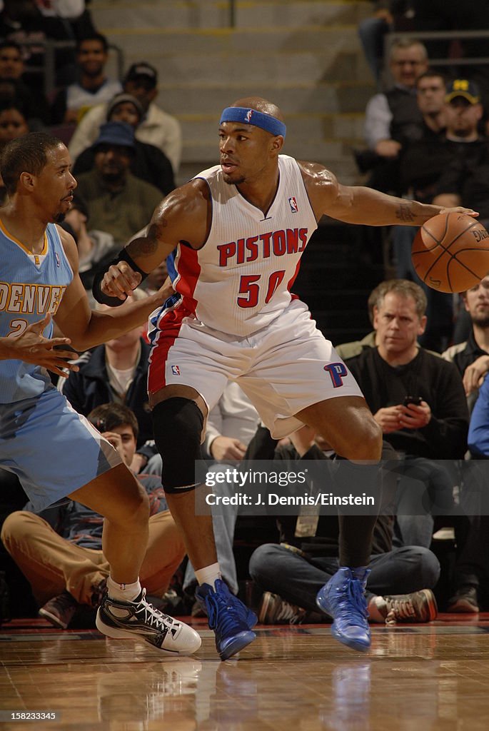 Denver Nuggets  v Detroit Pistons