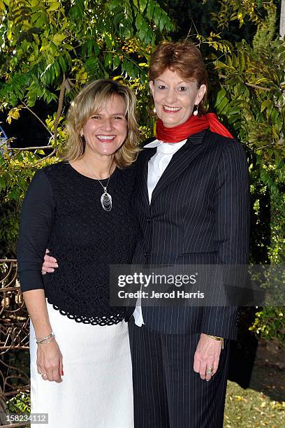 Director of Stewardship Donna Gadomski and Alexandra Denman attend the International Fund for Animal Welfare at a press conference urging consumers...