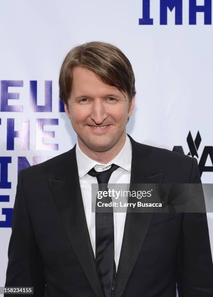 Director Tom Hooper attends the Museum Of Moving Images Salute To Hugh Jackman at Cipriani Wall Street on December 11, 2012 in New York City.