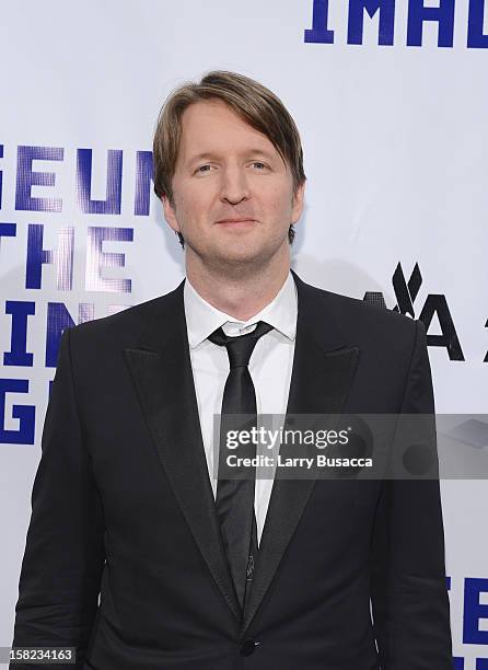 Director Tom Hooper attends the Museum Of Moving Images Salute To Hugh Jackman at Cipriani Wall Street on December 11, 2012 in New York City.