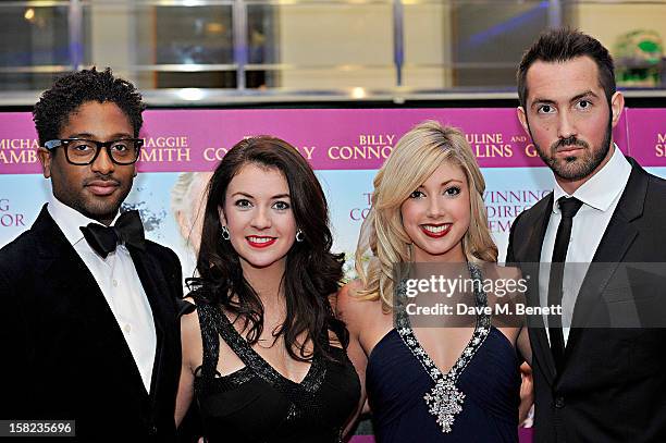 Peter Braithwaite, Monica McGhee, Victoria Gray and David Webb attend a Gala Screening of 'Quartet' at Odeon West End on December 11, 2012 in London,...