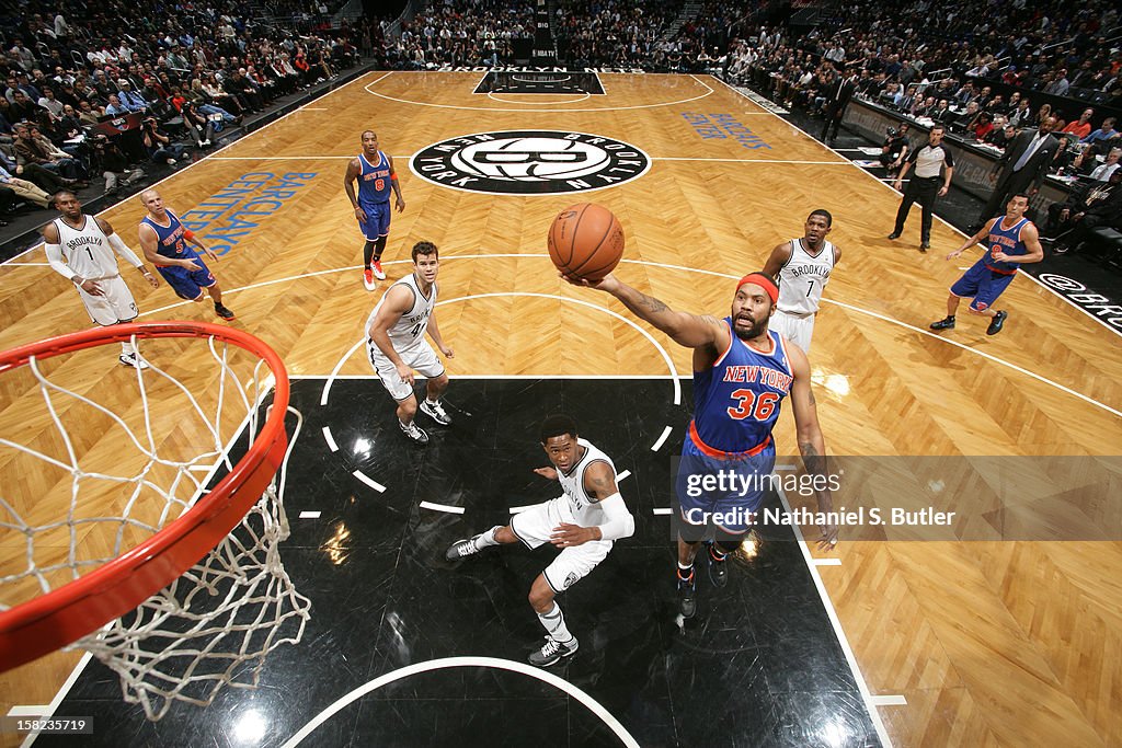 New York Knicks v Brooklyn Nets