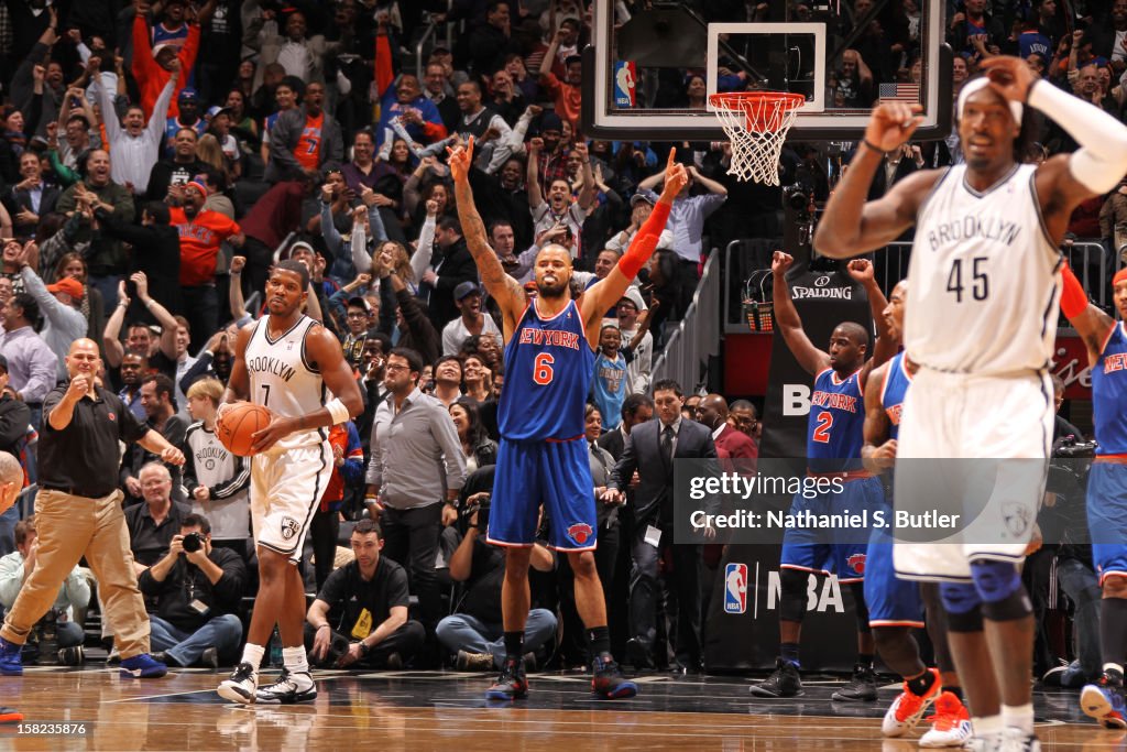 New York Knicks v Brooklyn Nets