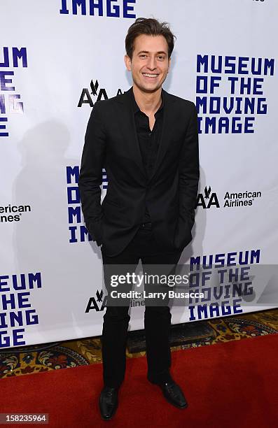 Singer, songwriter Peter Cincotti attends the Museum Of Moving Images Salute To Hugh Jackman at Cipriani Wall Street on December 11, 2012 in New York...