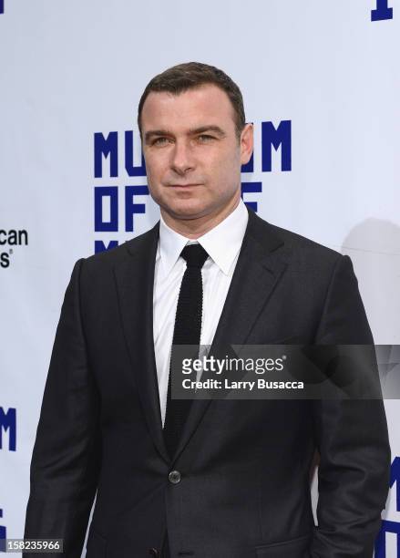 Actor Liev Schreiber attends the Museum Of Moving Images Salute To Hugh Jackman at Cipriani Wall Street on December 11, 2012 in New York City.