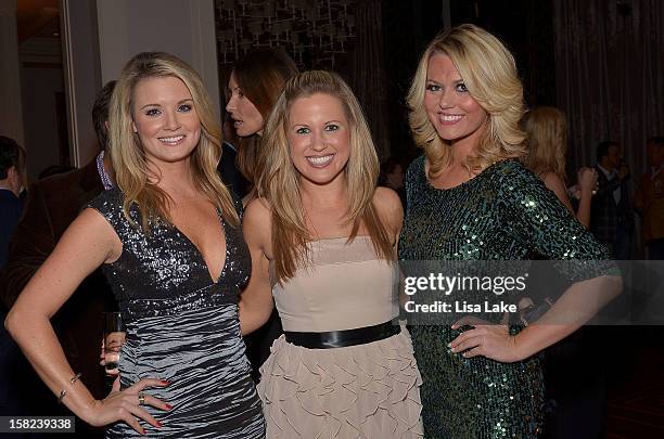 Jillian Mele, Julie Buns and Meredith Fertig attend Philadelphia Style Magazine Holiday Issue cover event hosted by Josie Maran on December 11, 2012...