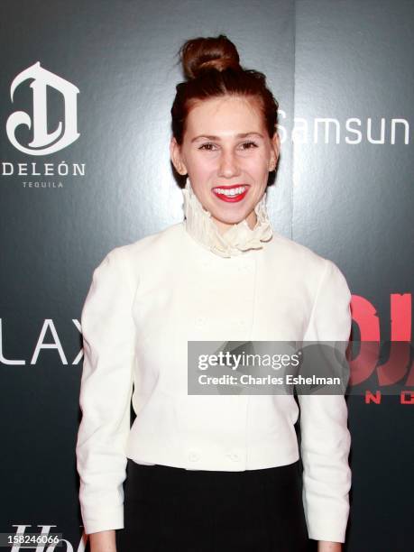 Actress Zosia Mamet attends The Weinstein Company With The Hollywood Reporter, Samsung Galaxy And The Cinema Society Host A Screening Of "Django...