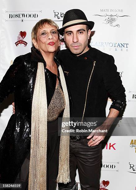 Lucia Kaiser and Rumi attend RiseInLove Official Release Party at Rosewood on December 11, 2012 in New York City.