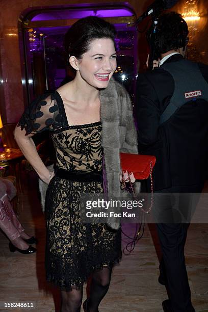 Delphine Chaneac attends the The Bests Awards 2012 Ceremony at the Salons Hoche on December 11, 2012 in Paris, France.