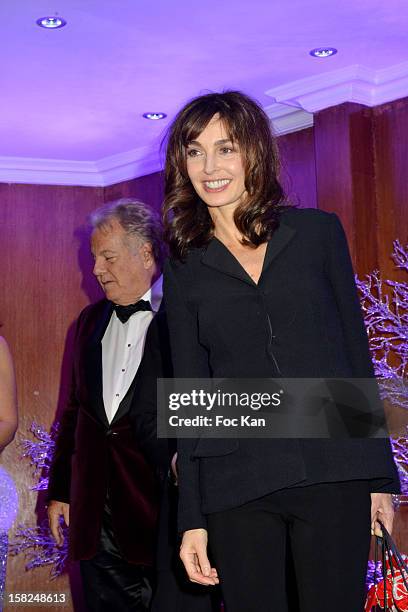 Anne Parillaud attends the The Bests Awards 2012 Ceremony at the Salons Hoche on December 11, 2012 in Paris, France.