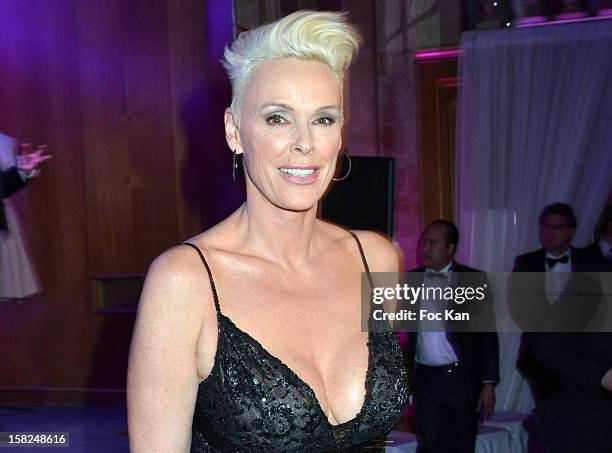 Brigitte Nielsen attends the The Bests Awards 2012 Ceremony at the Salons Hoche on December 11, 2012 in Paris, France.