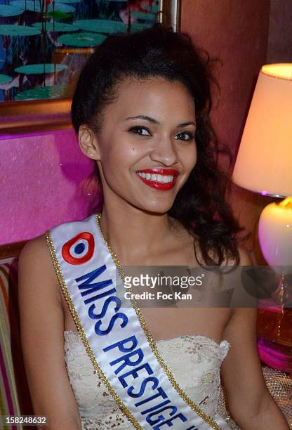 Miss Prestige National 2013 Auline Grac attends the The Bests Awards 2012 Ceremony at the Salons Hoche on December 11, 2012 in Paris, France.
