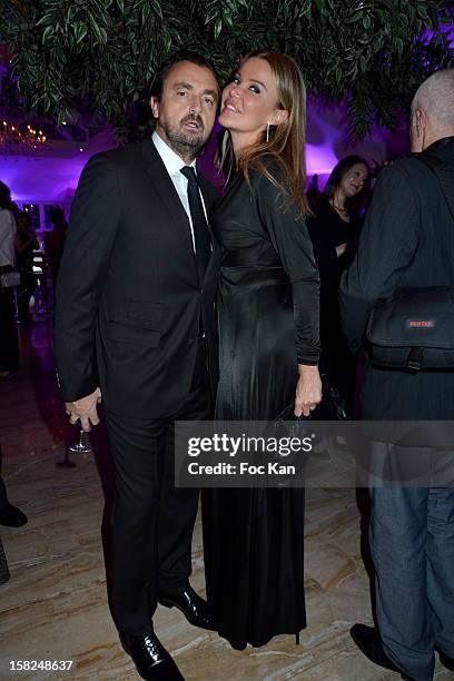 Henri Leconte and Florentine Leconte attend the The Bests Awards 2012 Ceremony at the Salons Hoche on December 11, 2012 in Paris, France.