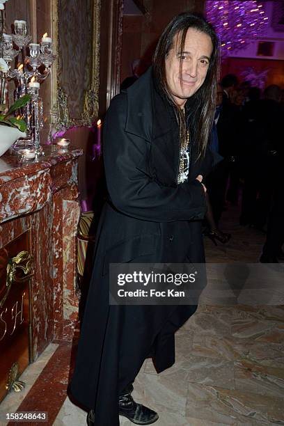 Francis Lalanne attends the The Bests Awards 2012 Ceremony at the Salons Hoche on December 11, 2012 in Paris, France.