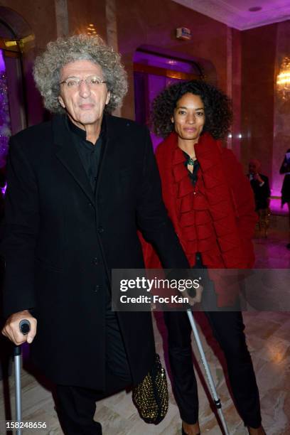 Elie Chouraqui and Isabel Sulpicy attend the The Bests Awards 2012 Ceremony at the Salons Hoche on December 11, 2012 in Paris, France.