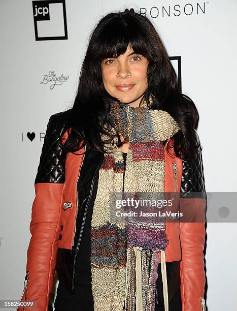 Actress Zuleikha Robinson attends the I Heart Ronson celebration at The Bungalow on December 11, 2012 in Santa Monica, California.