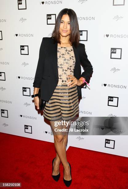 Julia Jones attends the Charlotte Ronson And Jcpenney I Heart Ronson Celebration With Music By Samantha Ronson at The Bungalow on December 11, 2012...