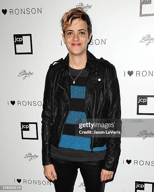 Samantha Ronson attends the I Heart Ronson celebration at The Bungalow on December 11, 2012 in Santa Monica, California.