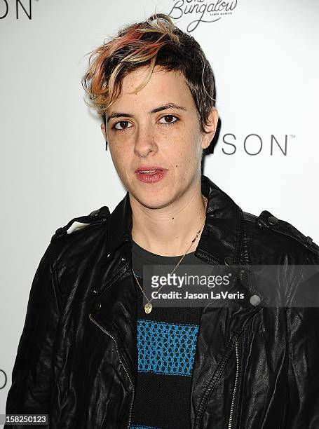Samantha Ronson attends the I Heart Ronson celebration at The Bungalow on December 11, 2012 in Santa Monica, California.