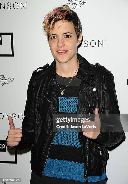 Samantha Ronson attends the I Heart Ronson celebration at The Bungalow on December 11, 2012 in Santa Monica, California.