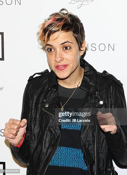 Samantha Ronson attends the Charlotte Ronson And Jcpenney I Heart Ronson Celebration With Music By Samantha Ronson at The Bungalow on December 11,...