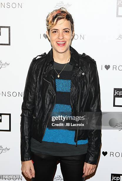 Samantha Ronson attends the Charlotte Ronson And Jcpenney I Heart Ronson Celebration With Music By Samantha Ronson at The Bungalow on December 11,...